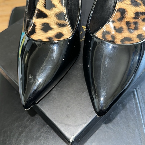 Azalea Wang Black Patent Point Toes | Size 10 - Picture 5 of 9